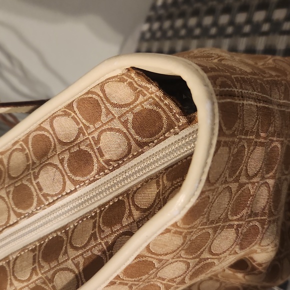 Salvatore Ferragamo Gancini Canvas Tote Beige and Brown - Picture 6 of 15